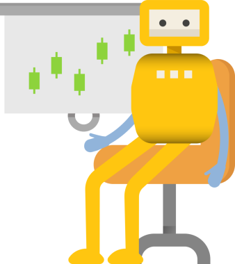 Çizgi Robot Karakteri Clipart