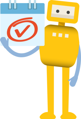 Çizgi Robot Karakteri Clipart