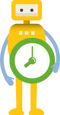 Çizgi Robot Karakteri Clipart