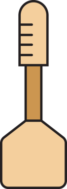 Spatula Simgesi İllüstrasyon Clipart