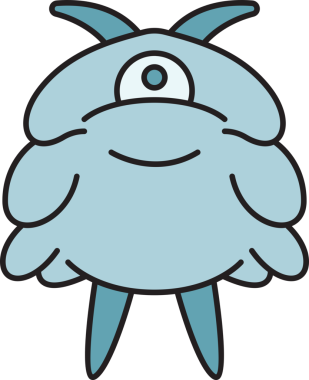 Şirin ve Komik Canavar Karakteri