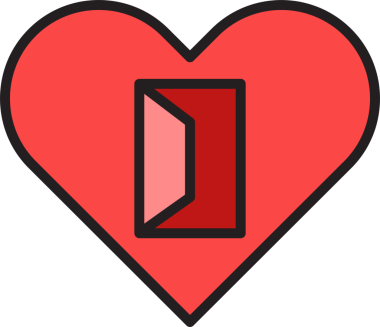 Kalp ve Kapı Simgesi