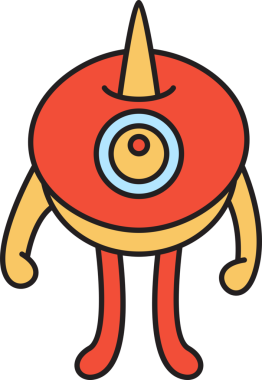 Şirin ve Komik Canavar Karakteri