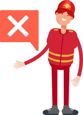 İtfaiyeci Karakteri ve Yanlış İşaret