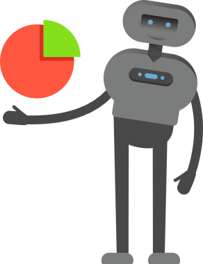 İnsanımsı Robot Karakteri Turta Tutma Çizelgesi