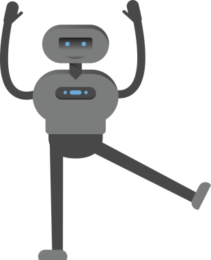 İnsansı Robot Karakteri Rahatlatıcı Resimler