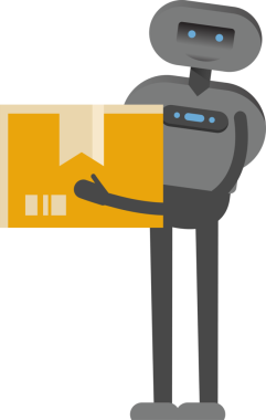 İnsansı Robot Karakter Tutma Kutusu