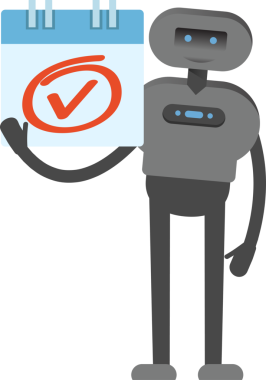 İnsanımsı Robot Karakteri İşaretle ve Kontrol Et