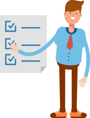İş Adamı Karakteri ve Kontrol Listesi Belgesi