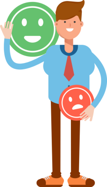 İş Adamı Karakteri ve Duygu Simgesi