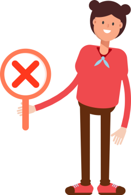 Sevimli Kız Karakteri Yanlış İşaret Gösteriyor