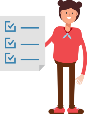 Şirin Kız Karakteri ve Kontrol Listesi Belgesi