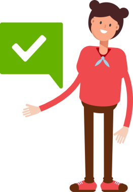 Şirin Kız Karakteri ve İşaretle