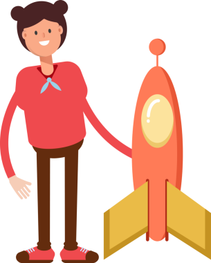 Şirin Kız Karakteri ve Roketi