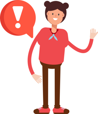 Şirin Kız Karakteri ve Hata İşareti