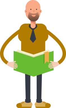 Kel İşadamı Karakteri Okuma Kitabı