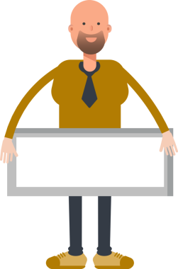 Kel İşadamı Karakteri ve Boş İmza