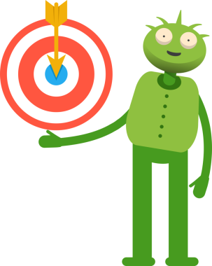 Sevimli Canavar Karakter Tutucu Dart