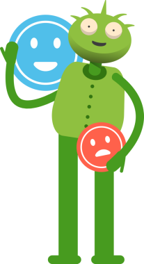 Sevimli Canavar Karakteri ve Duygu Simgesi