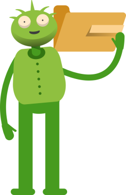 Sevimli Canavar Karakter Tutma Dizini