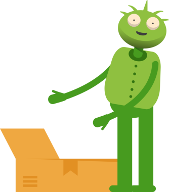 Sevimli Canavar Karakteri Açma Kutusu