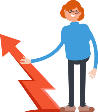 İnek Kadın Karakteri ve Ok Çizelgesi