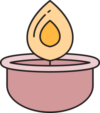 Mum Simgesi İllüstrasyon Clipart