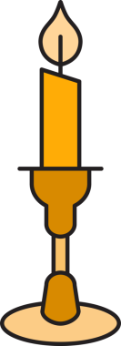 Mum Simgesi İllüstrasyon Clipart