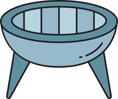 BBQ Izgara Simgesi Clipart