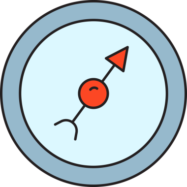 Navigasyon Pusula Simgesi Clipart