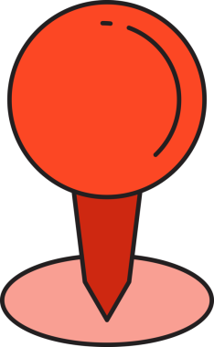 Harita iğne simgesi Clipart