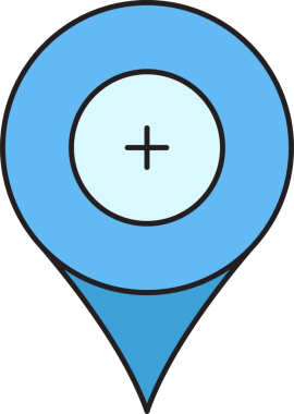 Harita iğne simgesi Clipart