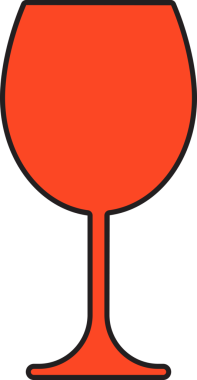 Şarap Camı Simgesi Clipart