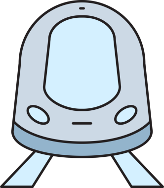 Tren Simgesi Illustration Clipart