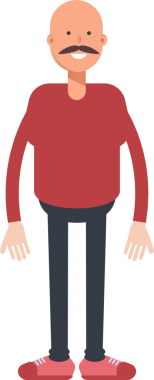 Kel Adam Karakterinin Çizimi