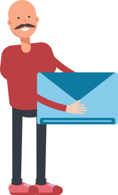 Kel Adam Karakterinin İllüstrasyonu