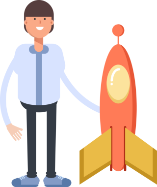 Illustration of Businessman Character