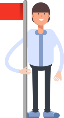 Illustration of Businessman Character
