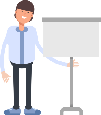 Illustration of Businessman Character