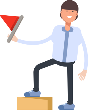 Illustration of Businessman Character