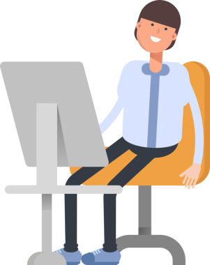 Illustration of Businessman Character