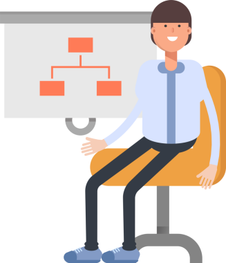 Illustration of Businessman Character