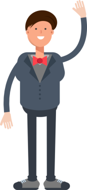 Nazik İşadamı Karakteri 'nin İllüstrasyonuName