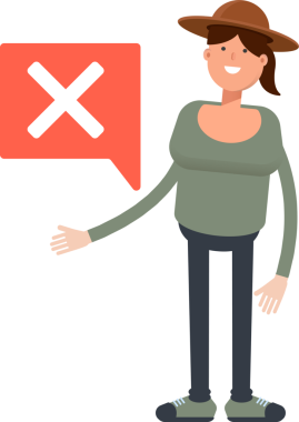 Şapkalı Kadın Clipart