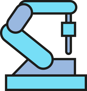 Endüstriyel Robot Kol Simgesi