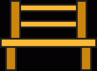 Park Bench Simgesi Clipart