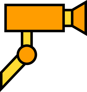 Cctv Simge İllüstrasyon Klibi