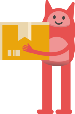 Sevimli Canavar Karakter Tutma Kutusu