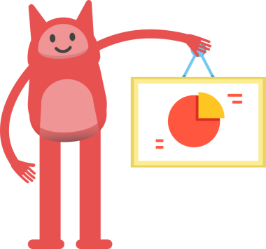 Sevimli Canavar Karakteri Pasta Çizelgesi İmzalama