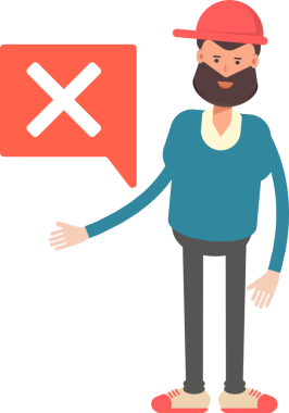 Kırmızı Başlık Karakteri Giyen Adam Clipart